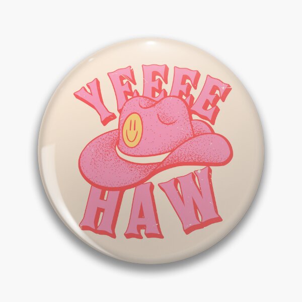 Item preview, YEEHAW | Pink Cowboy Cowgirl Rodeo Hat Preppy Aesthetic | HOWDY Y'ALL | White Background designed and sold by PEARROT.