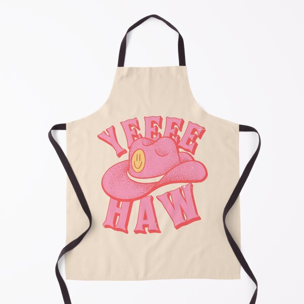 Item preview, YEEHAW | Pink Cowboy Cowgirl Rodeo Hat Preppy Aesthetic | HOWDY Y'ALL | White Background designed and sold by PEARROT.