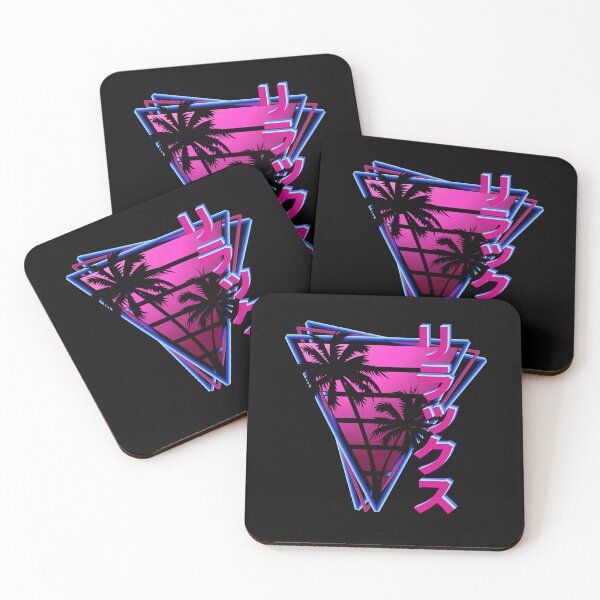Item preview, Relax Pink Synthwave 80s Miami Beach designed and sold by BrobocopPrime.