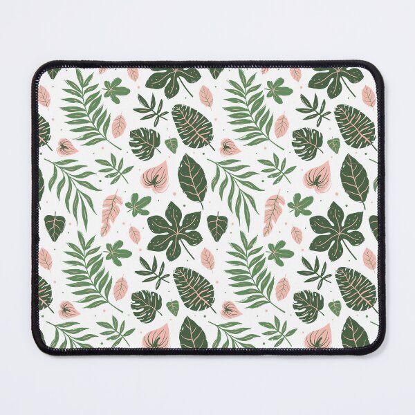 Item preview, Tropical Green Pink Rose plants designed and sold by GraphismNinja.