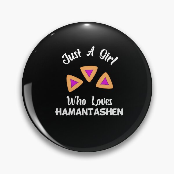 Item preview, Funny Happy Purim Party Just A Girl Who Loves Hamantashen designed and sold by amanilek.