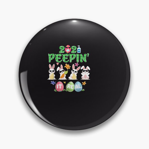 Item preview, Peepin' It Real Happy Easter 2021 Bunnies Funny Hunt Eggs designed and sold by RobertVandivier.