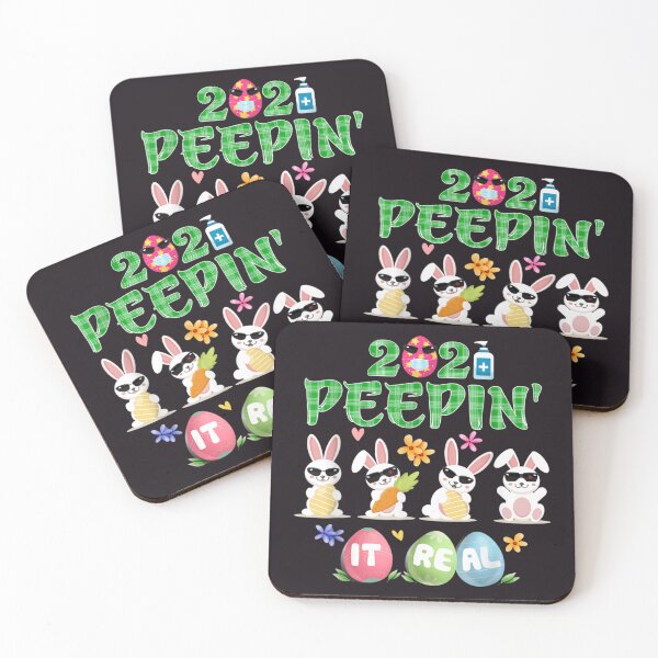 Item preview, Peepin' It Real Happy Easter 2021 Bunnies Funny Hunt Eggs designed and sold by RobertVandivier.