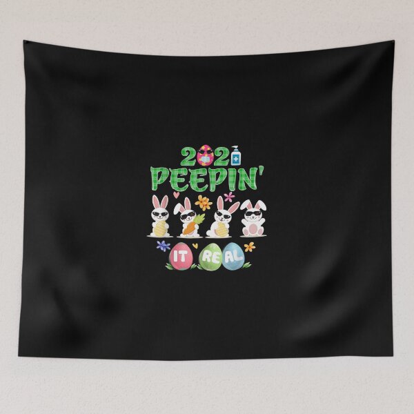 Item preview, Peepin' It Real Happy Easter 2021 Bunnies Funny Hunt Eggs designed and sold by RobertVandivier.