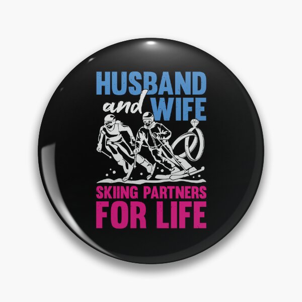 Item preview, Husband And Wife Skiing Partners For Life designed and sold by Marcid95.