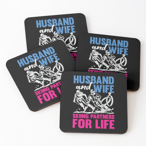 Item preview, Husband And Wife Skiing Partners For Life designed and sold by Marcid95.