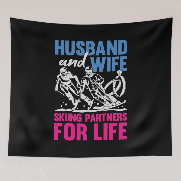 Item preview, Husband And Wife Skiing Partners For Life designed and sold by Marcid95.