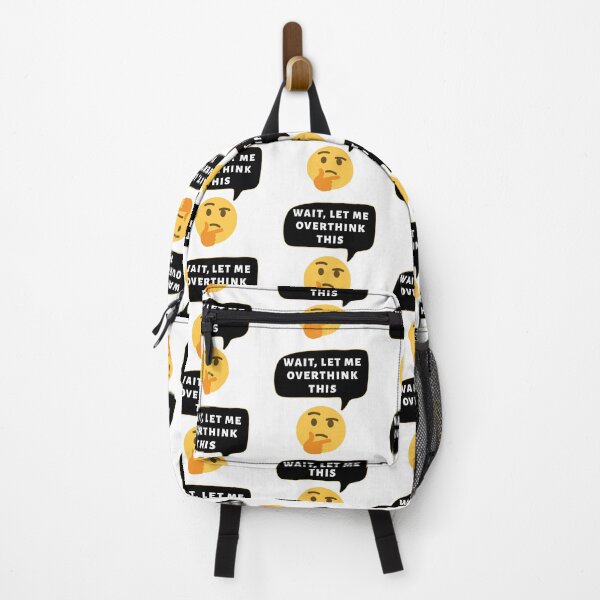 Item preview, Wait, Let Me Overthink This With Emoji designed and sold by Indra Agrawal.