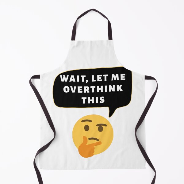 Item preview, Wait, Let Me Overthink This With Emoji designed and sold by Indra Agrawal.