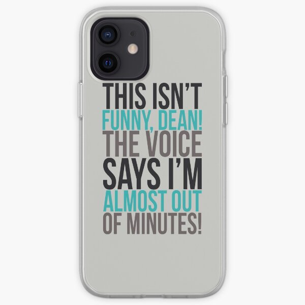 ¡La voz dice que estoy casi sin minutos! Funda blanda para iPhone