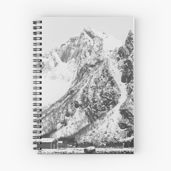 Item preview, Steep mountain peaks above little village designed and sold by Jo-Ino.
