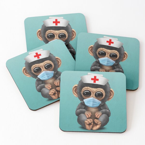 Item preview, Cute Baby Chimp Nurse designed and sold by JeffBartels.