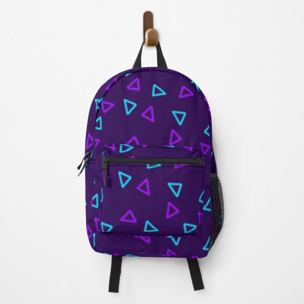 Item preview, Triple the Triangles (Pirple and Blue) designed and sold by Gonzo's Rad Design Shop.