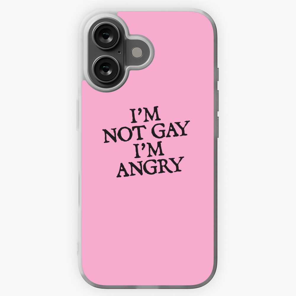 im not gay im angry Sticker