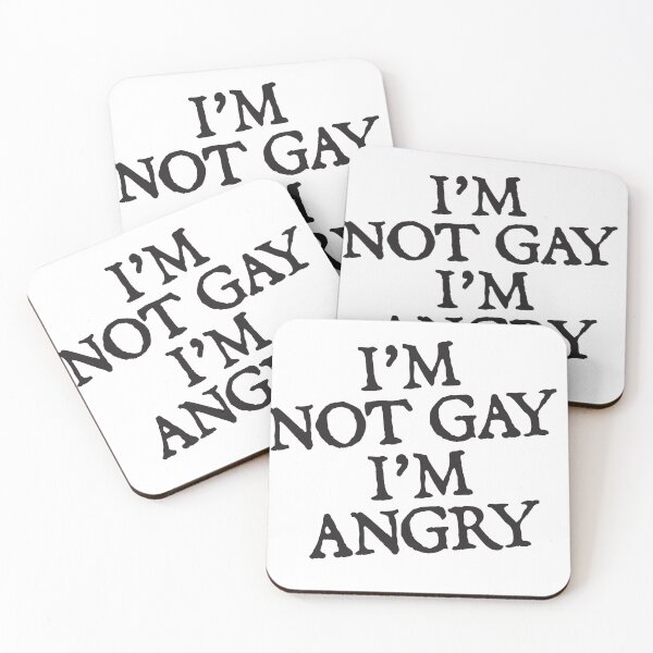 Item preview, im not gay im angry designed and sold by sunin4th.