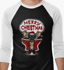 Flashing Through The Snow (colour/with text) Men's Baseball ¾ T-Shirt