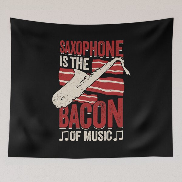 Item preview, Saxophone Is The Bacon Of Music Saxophonist Gift designed and sold by Marcid95.