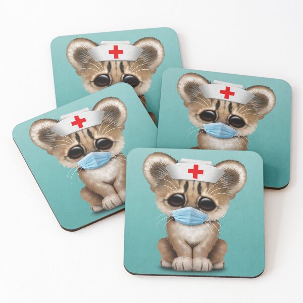 Item preview, Cute Cougar Cub Nurse designed and sold by JeffBartels.