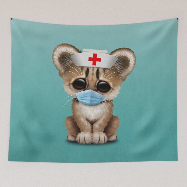 Item preview, Cute Cougar Cub Nurse designed and sold by JeffBartels.