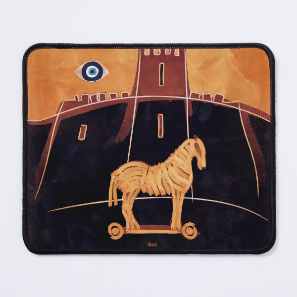 Item preview, Iliad - Homer, Greek Literature Art for Book Lovers designed and sold by RedHillPrints.