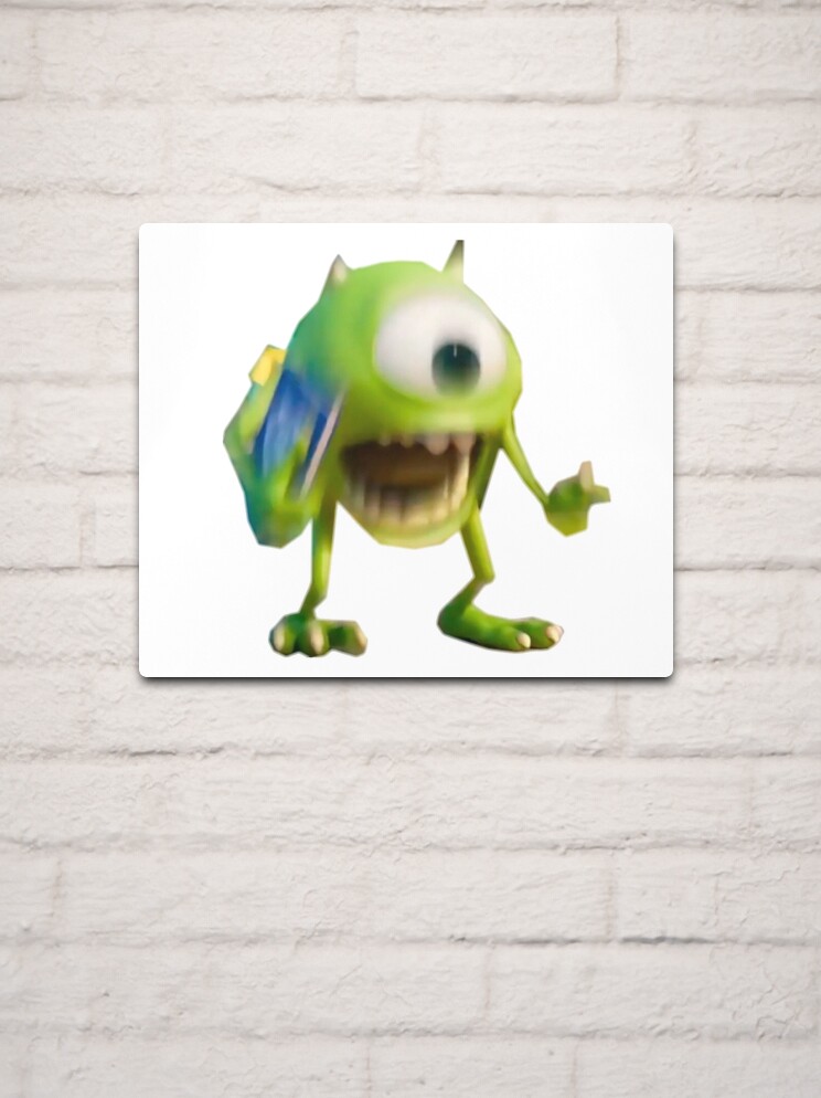 Mike Wazowski Meme Metal Print for Sale by juliawalkershop