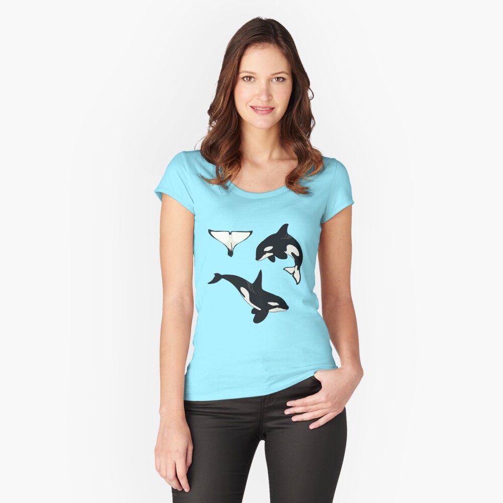 Item preview, Fitted Scoop T-Shirt designed and sold by mylenetax.