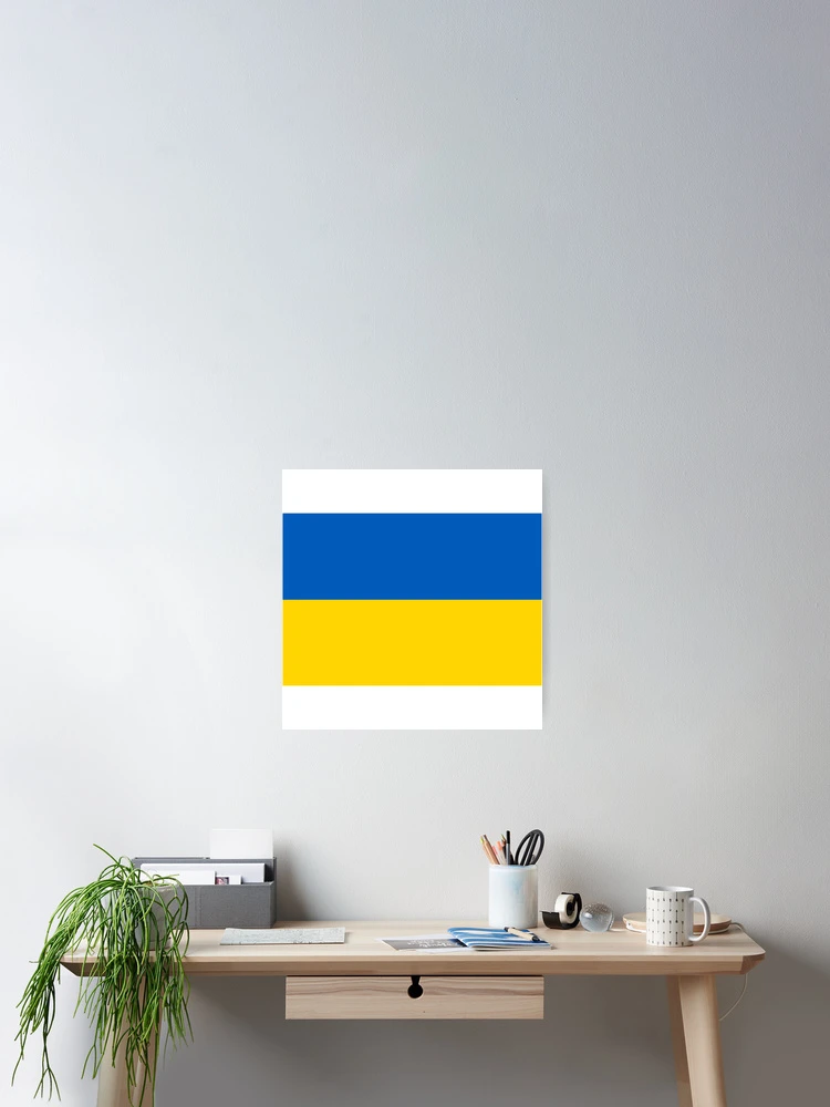 Thumbnail 2 of 3, Poster, Ukraine Flag designed and sold by RDFW.