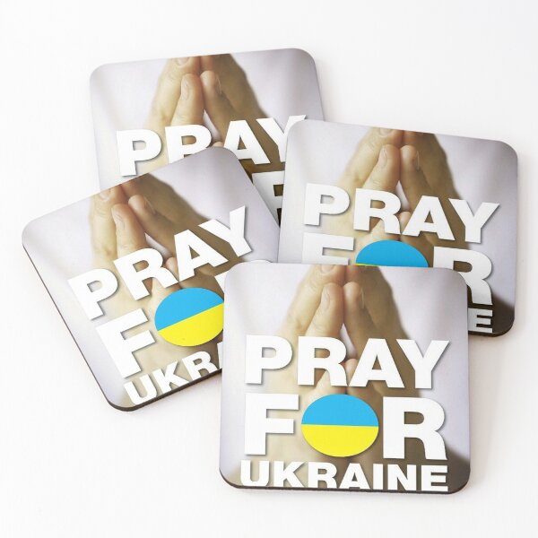 Item preview, prayforukraine sticker designed and sold by Fiicha.