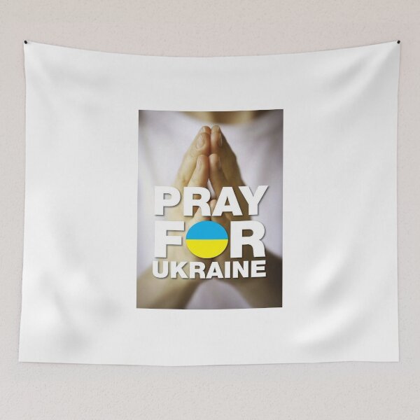 Item preview, prayforukraine sticker designed and sold by Fiicha.