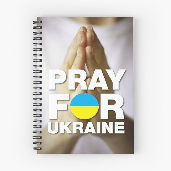 Item preview, prayforukraine sticker designed and sold by Fiicha.