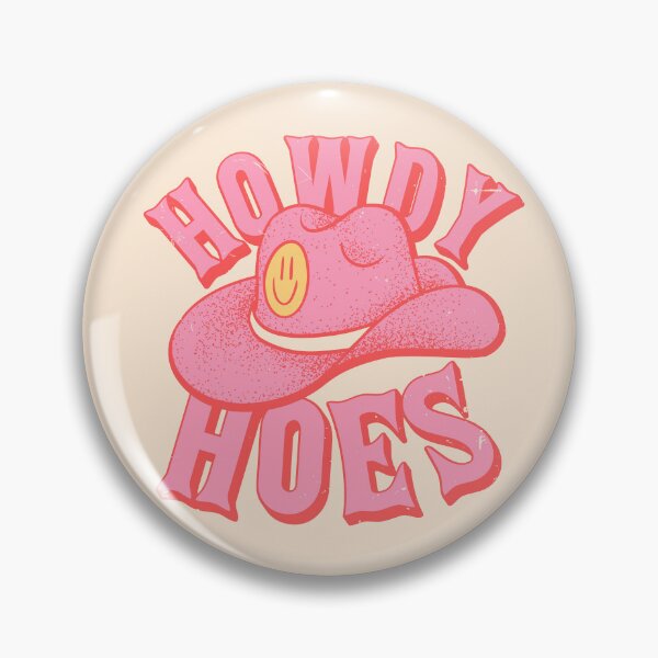 Item preview, Howdy Hoes | Pink Cowboy Cowgirl Rodeo Hat Preppy Aesthetic | MEME HOWDY Y'ALL | White Background designed and sold by PEARROT.