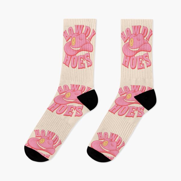 Item preview, Howdy Hoes | Pink Cowboy Cowgirl Rodeo Hat Preppy Aesthetic | MEME HOWDY Y'ALL | White Background designed and sold by PEARROT.