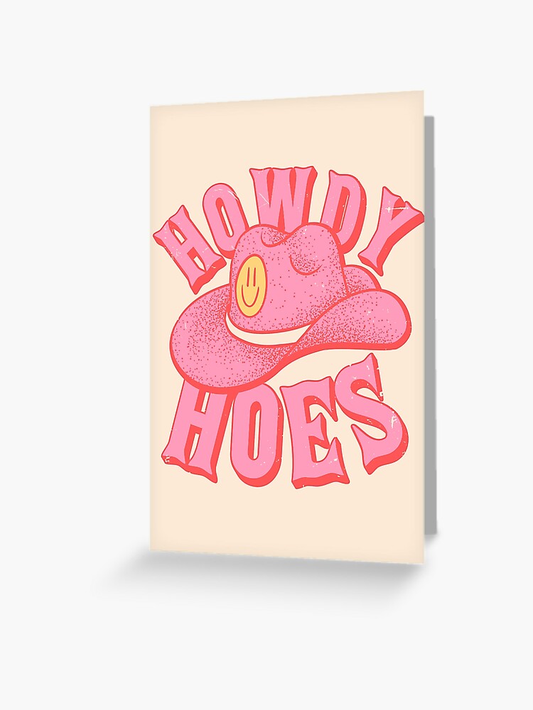 Let's Go Girls | Pink Cowboy Cowgirl Rodeo Hat Preppy Aesthetic  Bachelorette Party | HOWDY Y'ALL | White Background | Mouse Pad