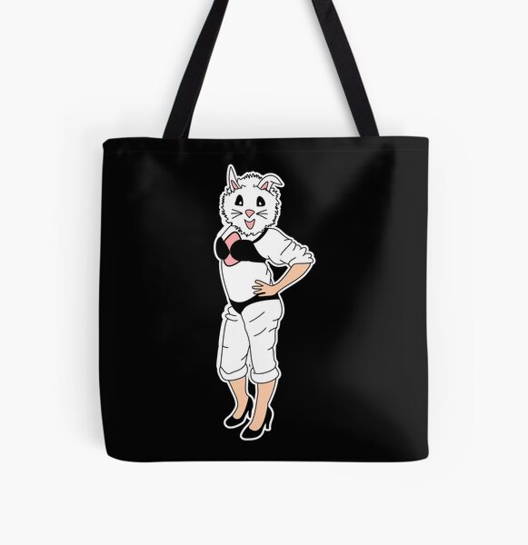 Bunny Girl All Over Print Tote Bag
