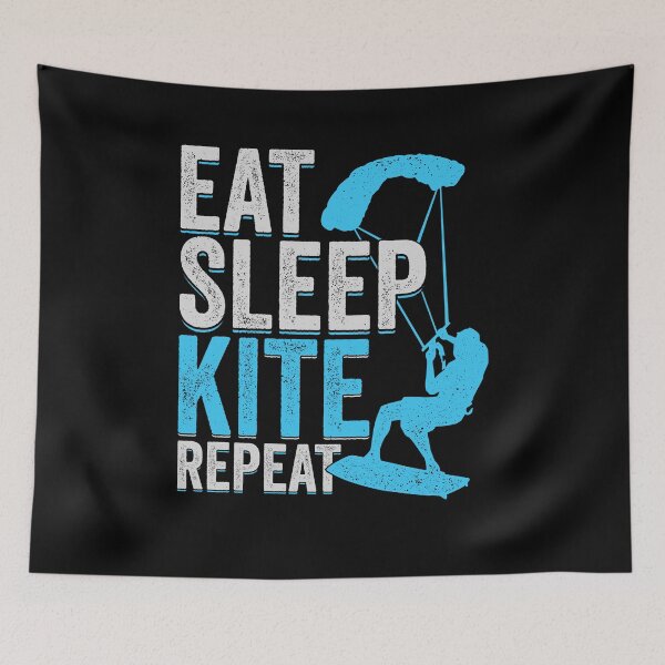 Item preview, Eat Sleep Kite Repeat Kitesurfing Kitesurfer Gift designed and sold by Marcid95.