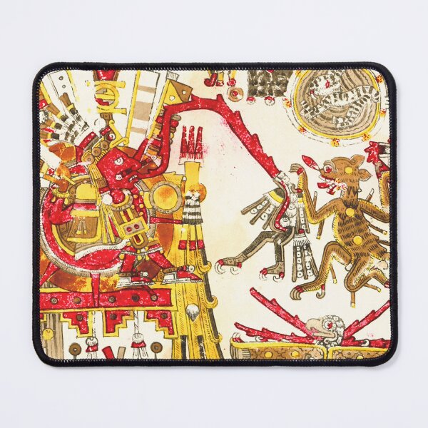 Item preview, Aztec Sun God Tonatiuh Print designed and sold by Vicky Brago-Mitchell®.