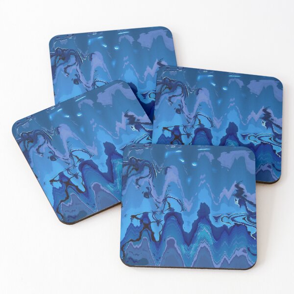 Item preview, Abstract blue liquify designed and sold by TheCosmoWest.