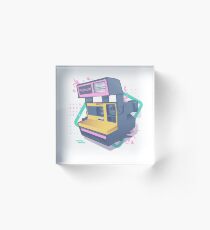Retro camera - 80s Acrylic Block