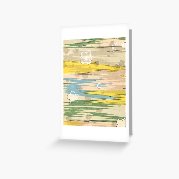 Vintage Design from Shin-Bijutsukai Monthly - Flowers (1901) Greeting Card