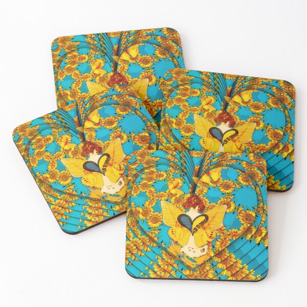 Item preview, Sunflower Hearts For Ukraine designed and sold by Lisa Marie Mercer.