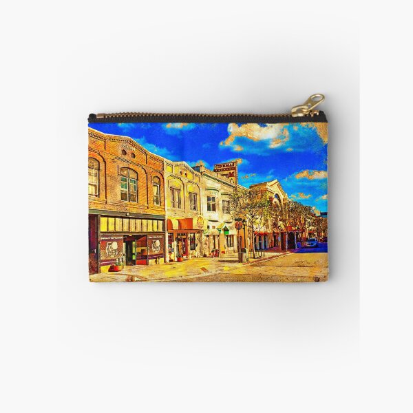 Item preview, Historical buildings on Main Street in downtown Salinas, California - digital painting designed and sold by NickoPrints.