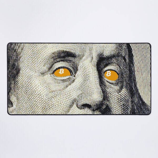 Item preview, Benjamin vs Bitcoin designed and sold by blockrock.