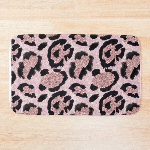 Item preview, Rose Gold Leopard Print Pattern designed and sold by HappyLifeCreate.
