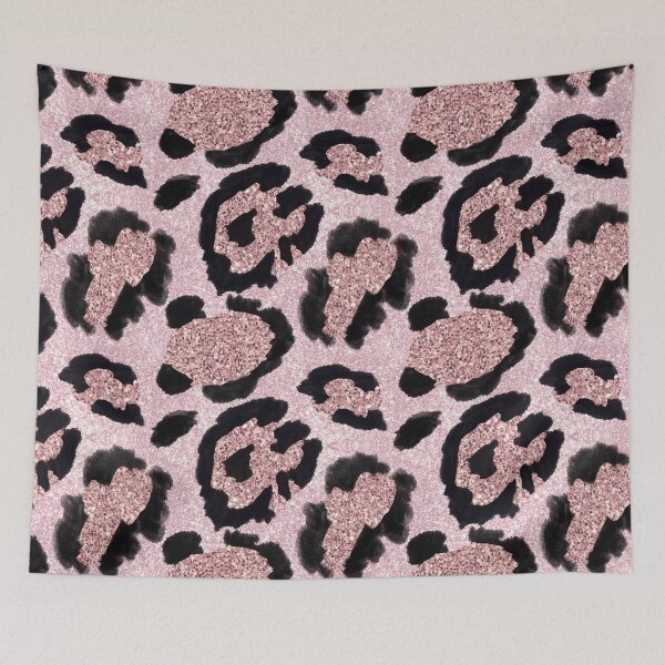Item preview, Rose Gold Leopard Print Pattern designed and sold by HappyLifeCreate.