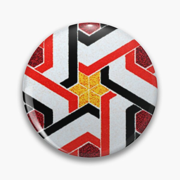 Item preview, Black, White and Red Woven Hexagon Patterns designed and sold by RyanCaudell.