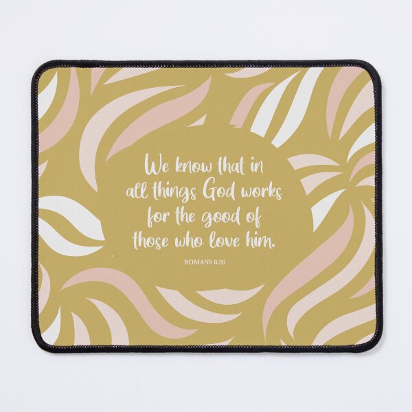 Item preview, God works for the good of those who love him - Romans 8:28 designed and sold by StudioCitrine.