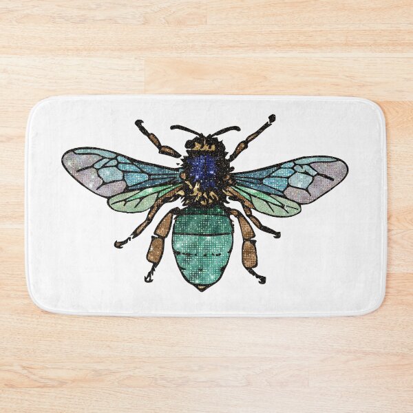 Item preview, Glitter bee – greeny-blue tones designed and sold by Lolly's Lane Shoppe.