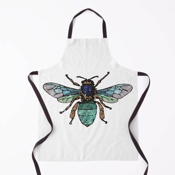 Item preview, Glitter bee – greeny-blue tones designed and sold by Lolly's Lane Shoppe.