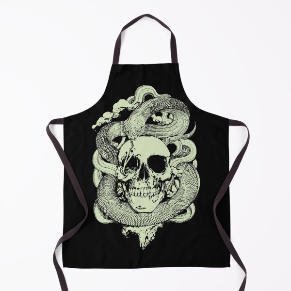 Item preview, Lime Green Snake Hugging Skull designed and sold by Proud Pro Gifts.