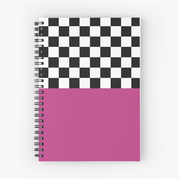 Item preview, Classic Black and White Chess Board Half Pink Pattern designed and sold by SoccaTamam.